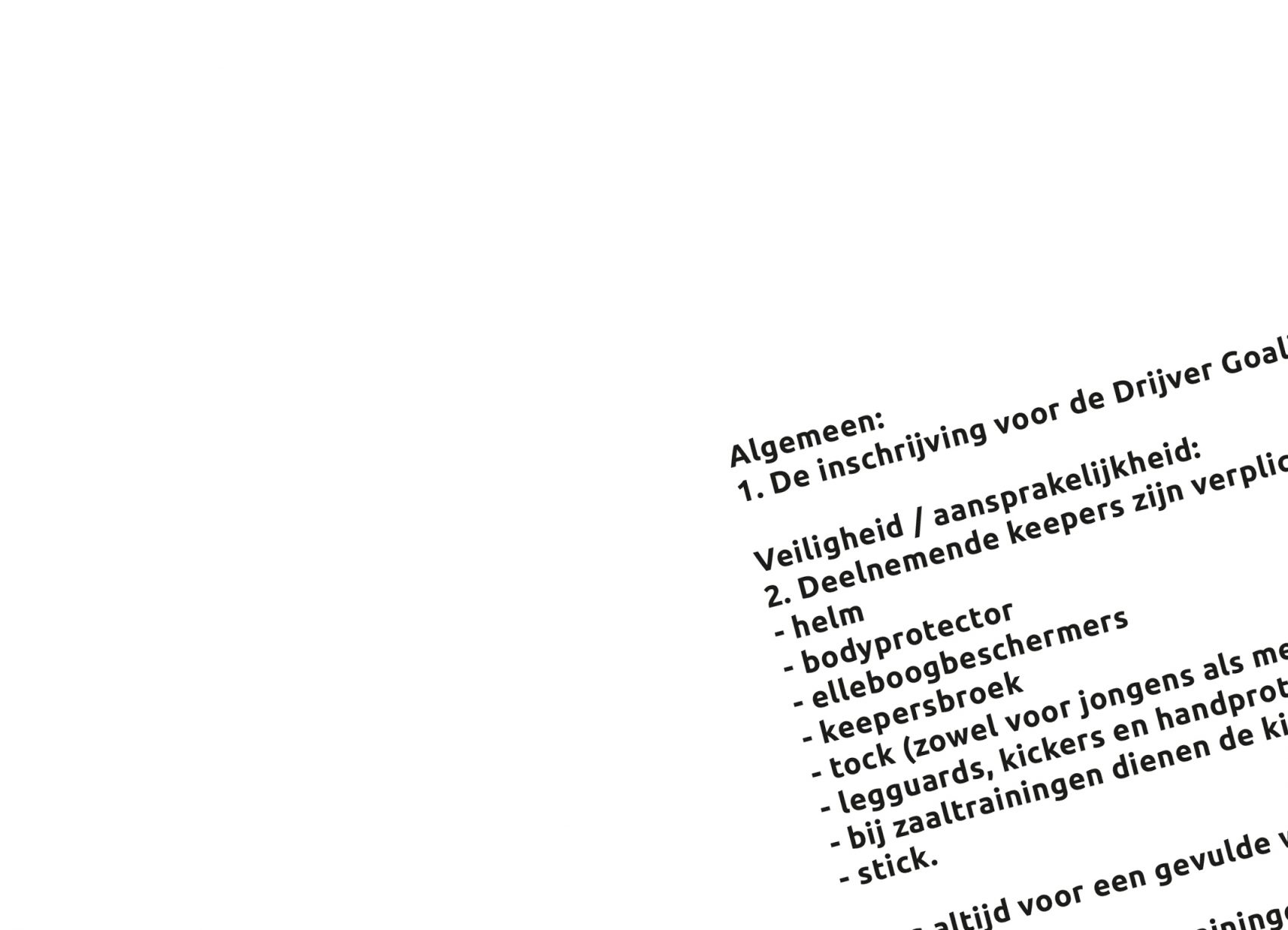 Drijver Goalie Academy